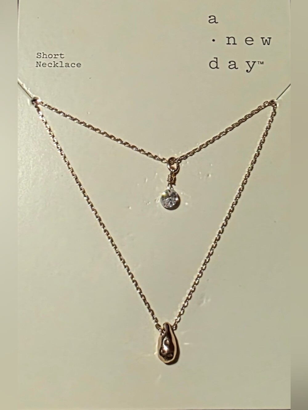 Rose Gold Double-Layer Necklace